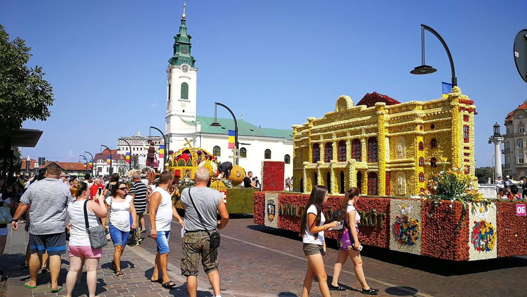 Nagyváradon folytatódott, Bihardiószegen folytatódik a Virágkarnevál
