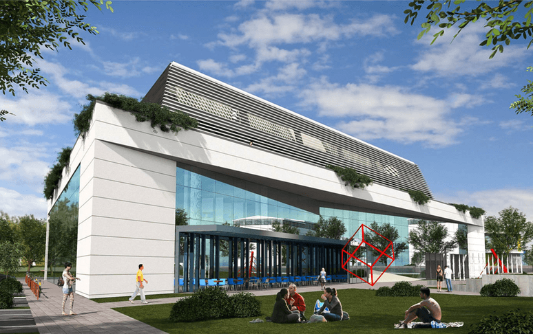 Épülhet a Learning Center - közösségi tér, oktató terem, tanuló box, pihenőkert és imaterem is helyet kap benne