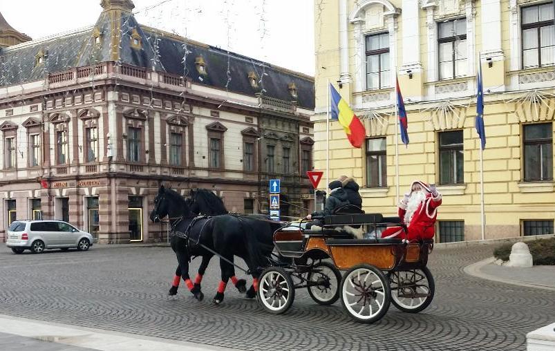 Nagyváradra érkezett a Mikulás