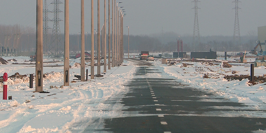 Már utak is vannak Debrecen új ipari parkjában
