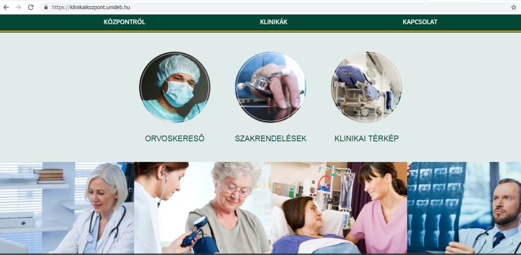Bemutatták a Debreceni Egyetem Klinikai Központjának új internetes oldalát