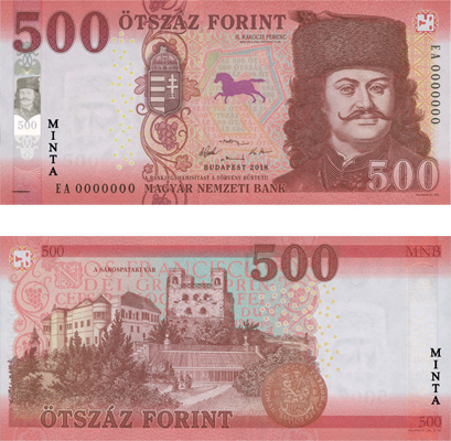 Itt az új 500 forintos