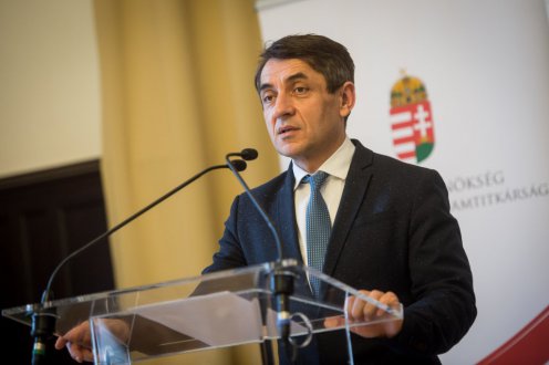 Potápi Árpád János, a Miniszterelnökség nemzetpolitikáért felelős államtitkára Nagyváradon
