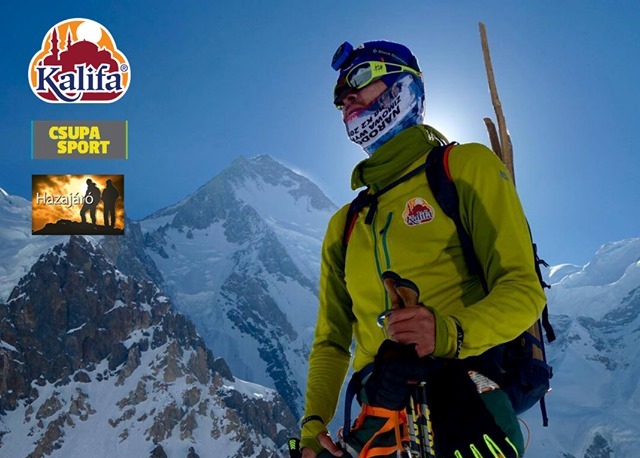 Varga Csaba felért a 8080 méteres Hidden Peak csúcsára
