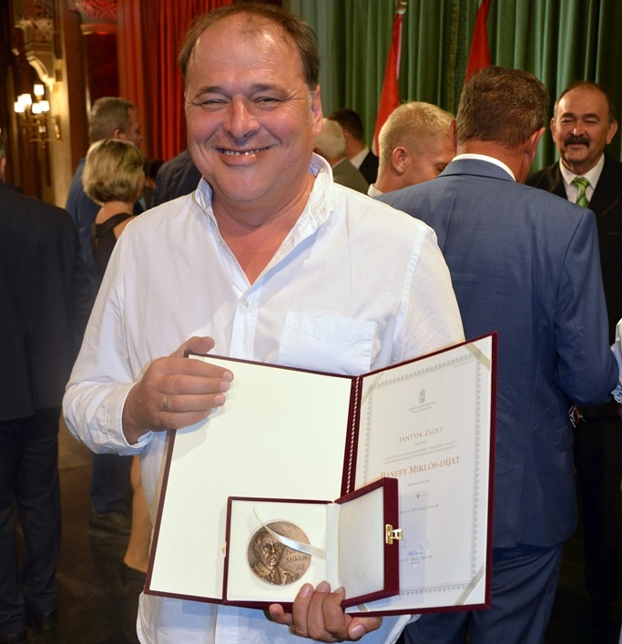 Állami elismerés: Bánffy Miklós-díjat vett át Jantyik Zsolt