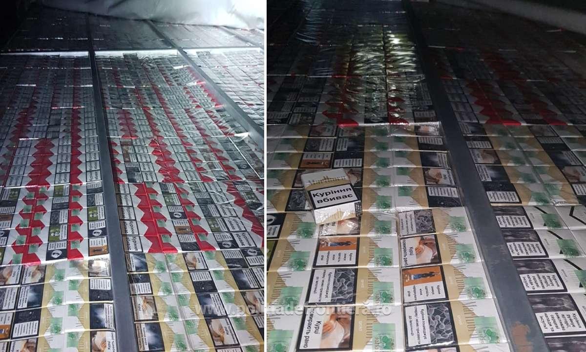 Dupla falú kisteherautóban csempészték a cigit