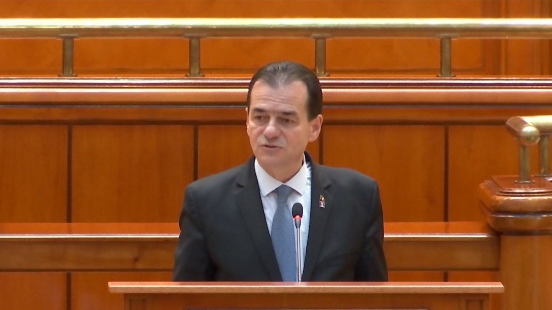 Bizalmat szavazott a román parlament Ludovic Orban kormányának