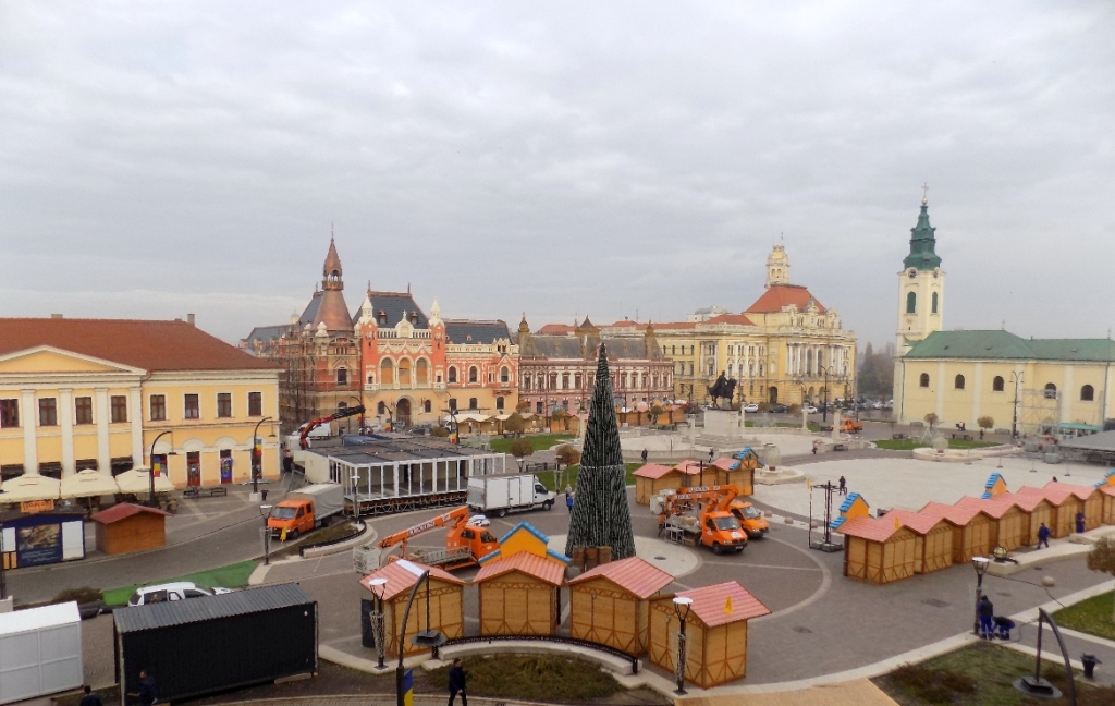 A karácsonyi vásárra készül Nagyvárad