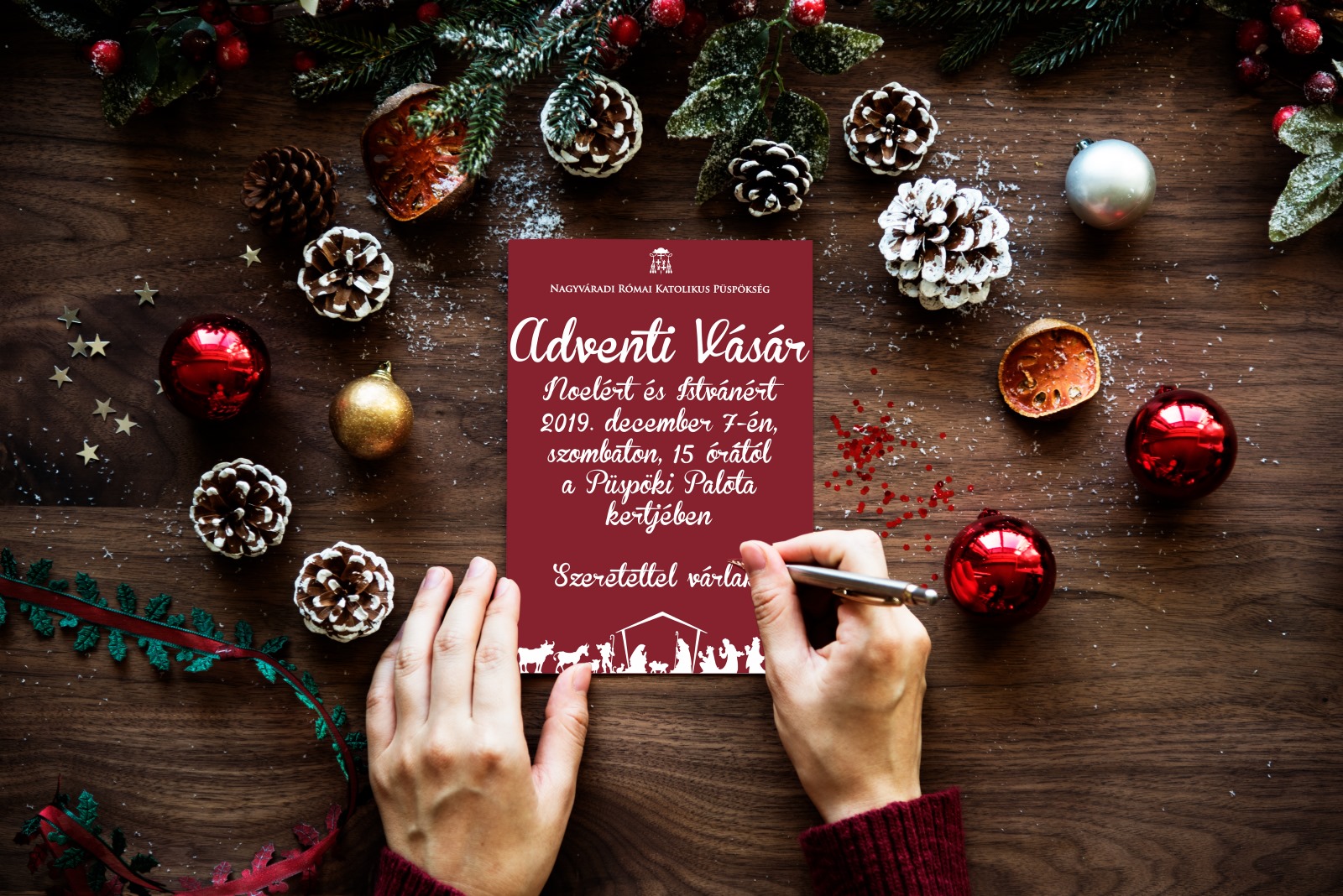 Jótékonysági Adventi Vásár a Püspöki Palota megújult kertjében