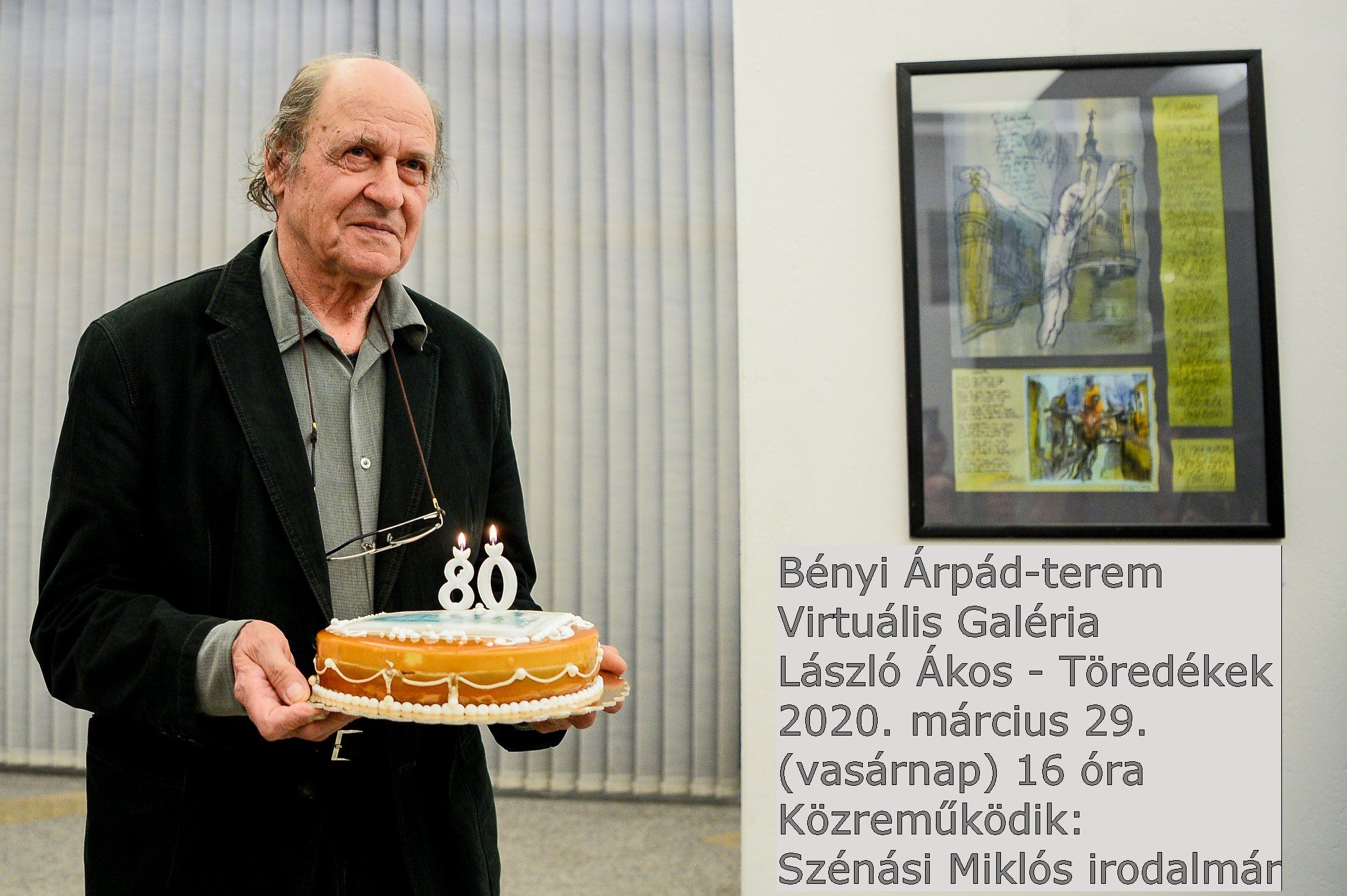 Megnyitja kapuit a Bényi Árpád-terem virtuális galériája - László Ákos grafikusművész maga vezet végig tárlatán