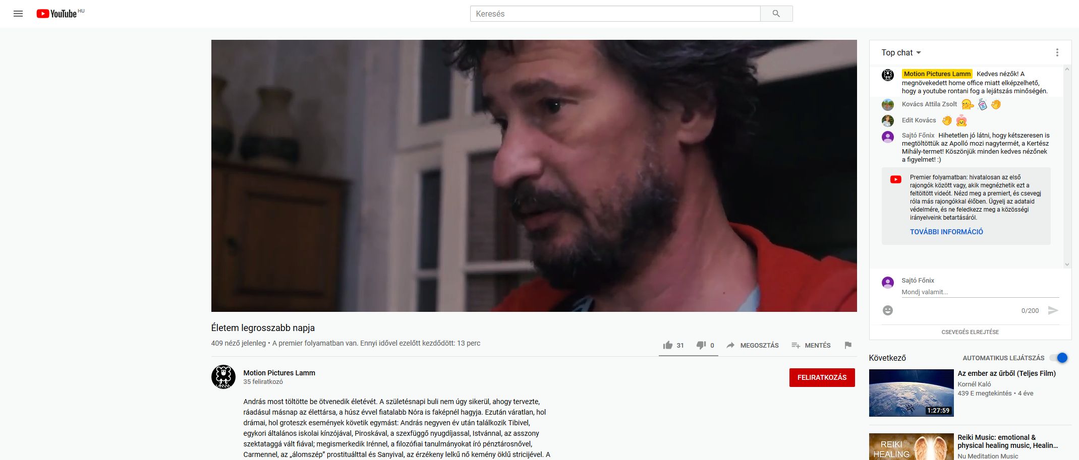 Új filmmel és közönségtalálkozóval vár az Apolló mozi