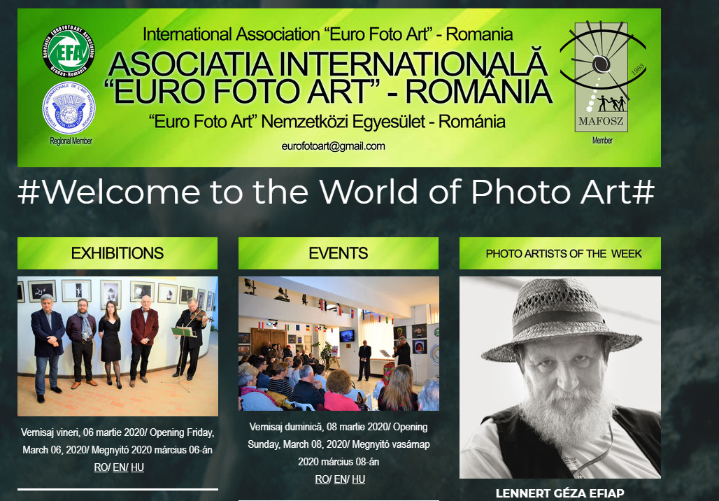 Megújult az Euro Foto Art Nemzetközi Egyesület nagy családjának "közös háza"