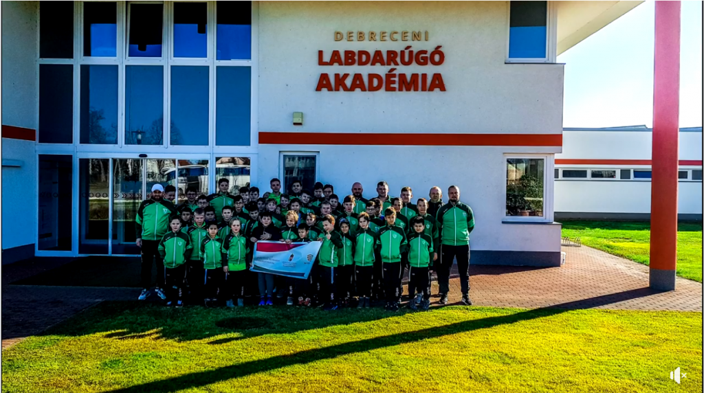 A Debreceni Labdarúgó Akadémia is feltűnik a Nagyváradi AC videóüzenetében
