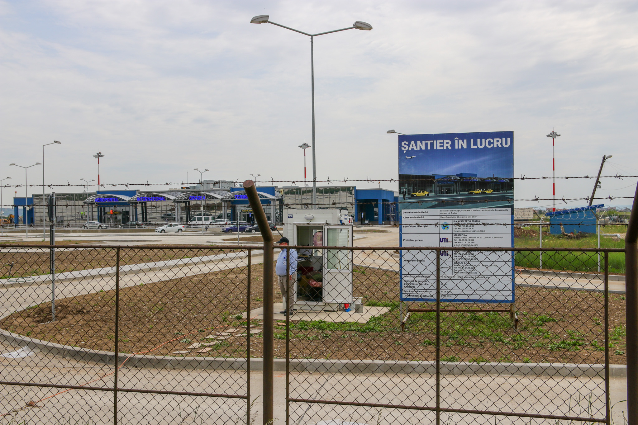 Hamarosan elkészül a nagyváradi repülőtér új terminálja, kibővített forgalmi csomópont is épül
