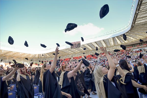 A Debreceni Egyetem diplomaosztó ünnepsége