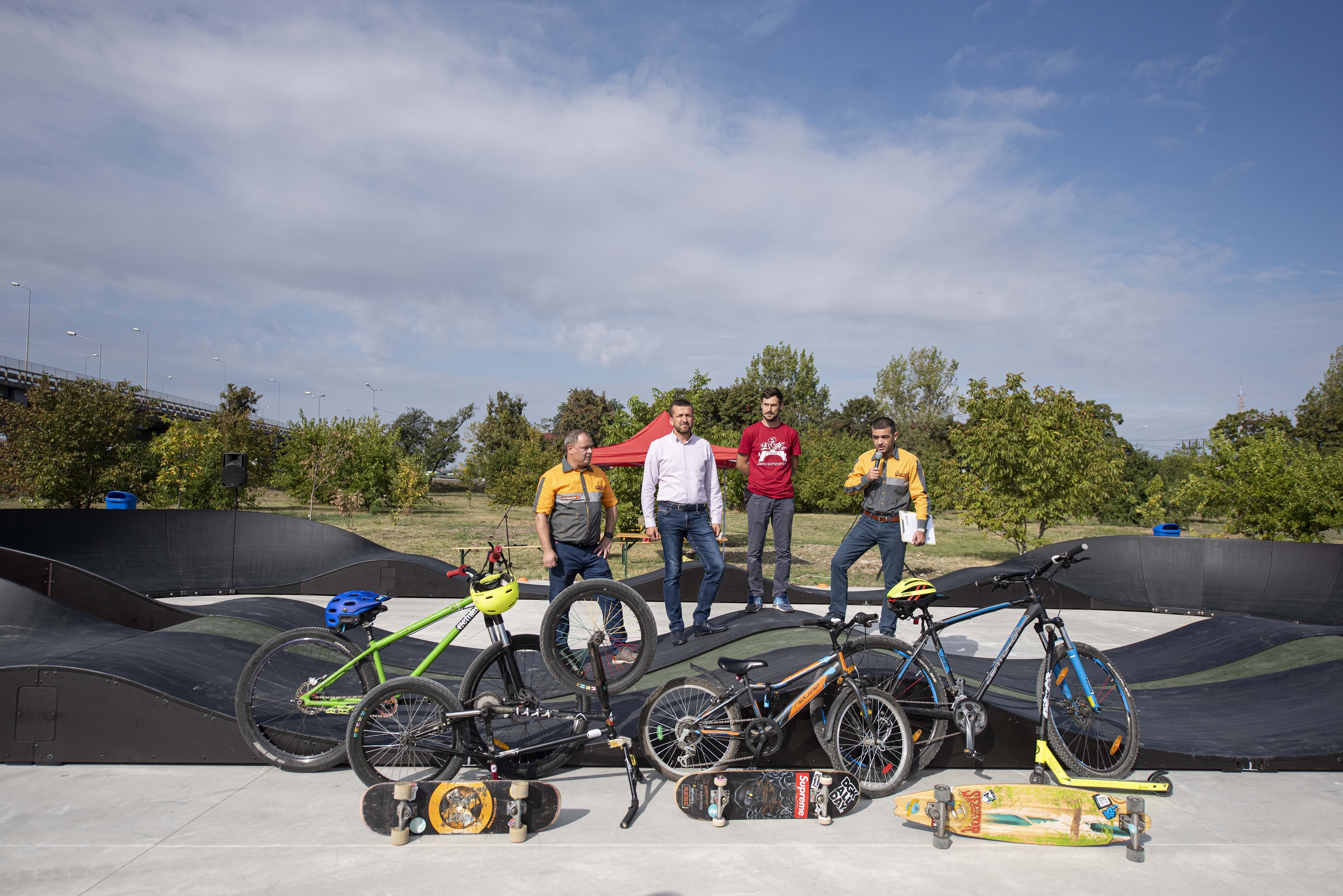 Felavatták Nagyvárad első pumptrack-pályáját