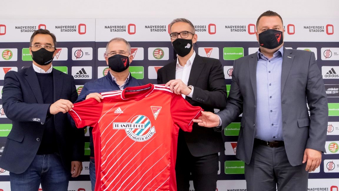 A Tranzit-csoport lett a DVSC labdarúgócsapatának főszponzora