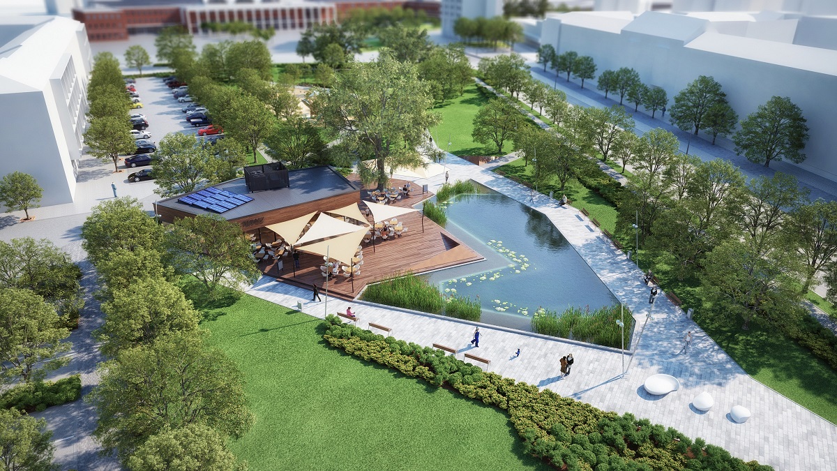Megújul Debrecen egyik legrégebbi közparkja, a Petőfi tér