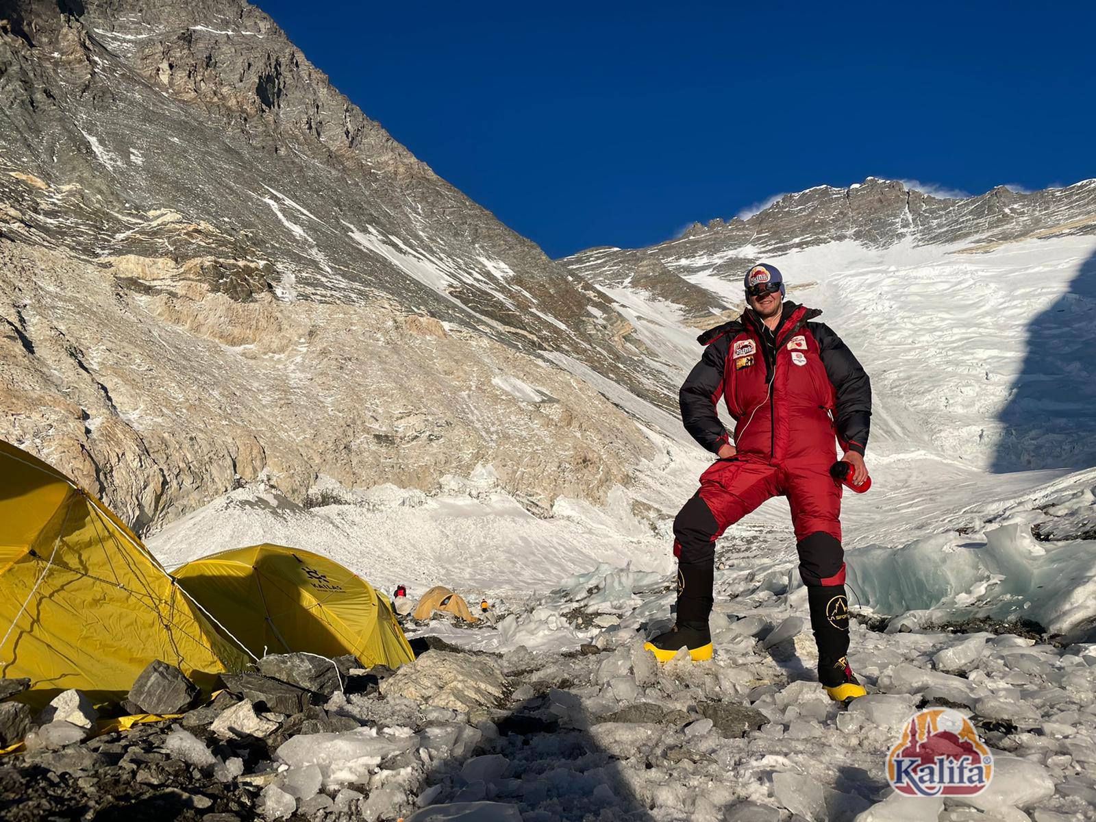 Everest - Túl van az első akklimatizációs körön Varga Csaba hegymászó