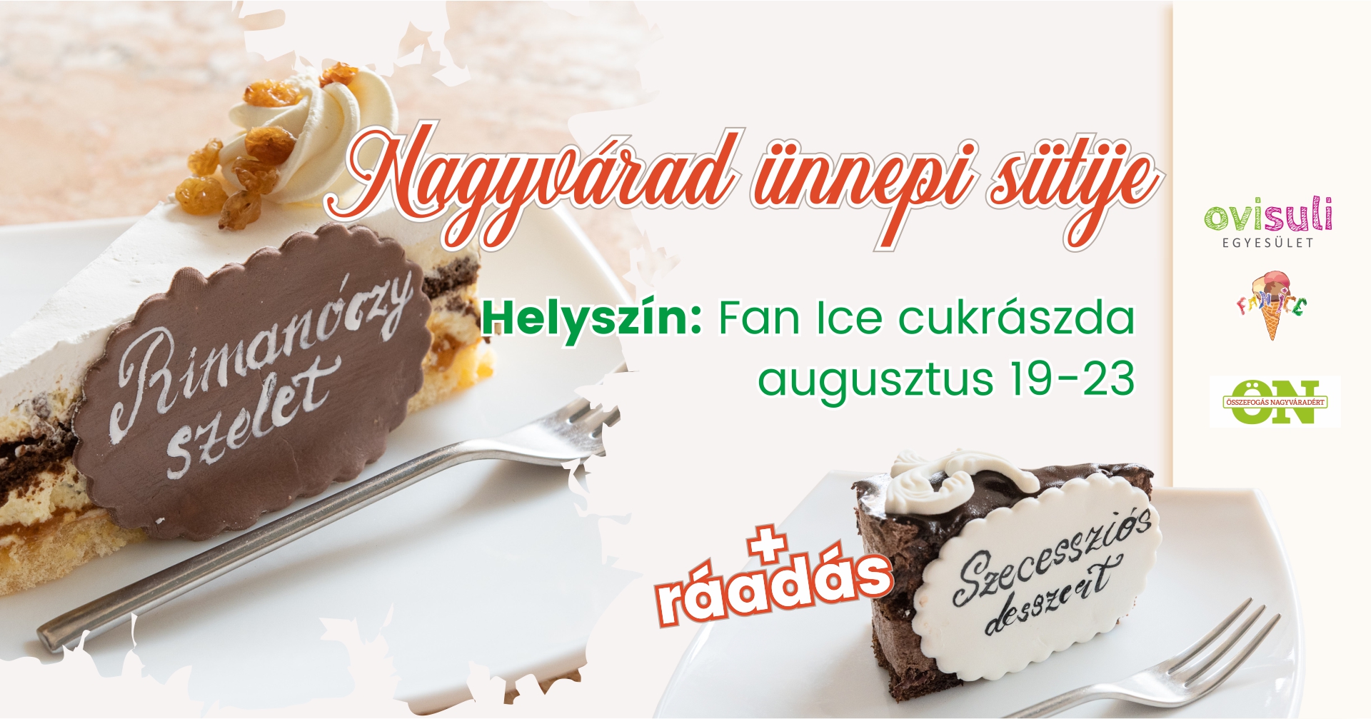 Rimanóczy szelet és szecessziós desszert ? A város épített öröksége ihlette Nagyvárad idei ünnepi sütijeit