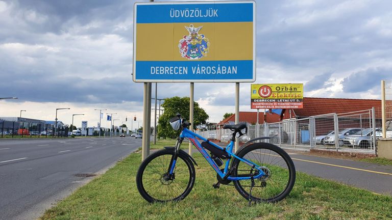 Biciklivel Nagyváradról Debrecenbe és vissza