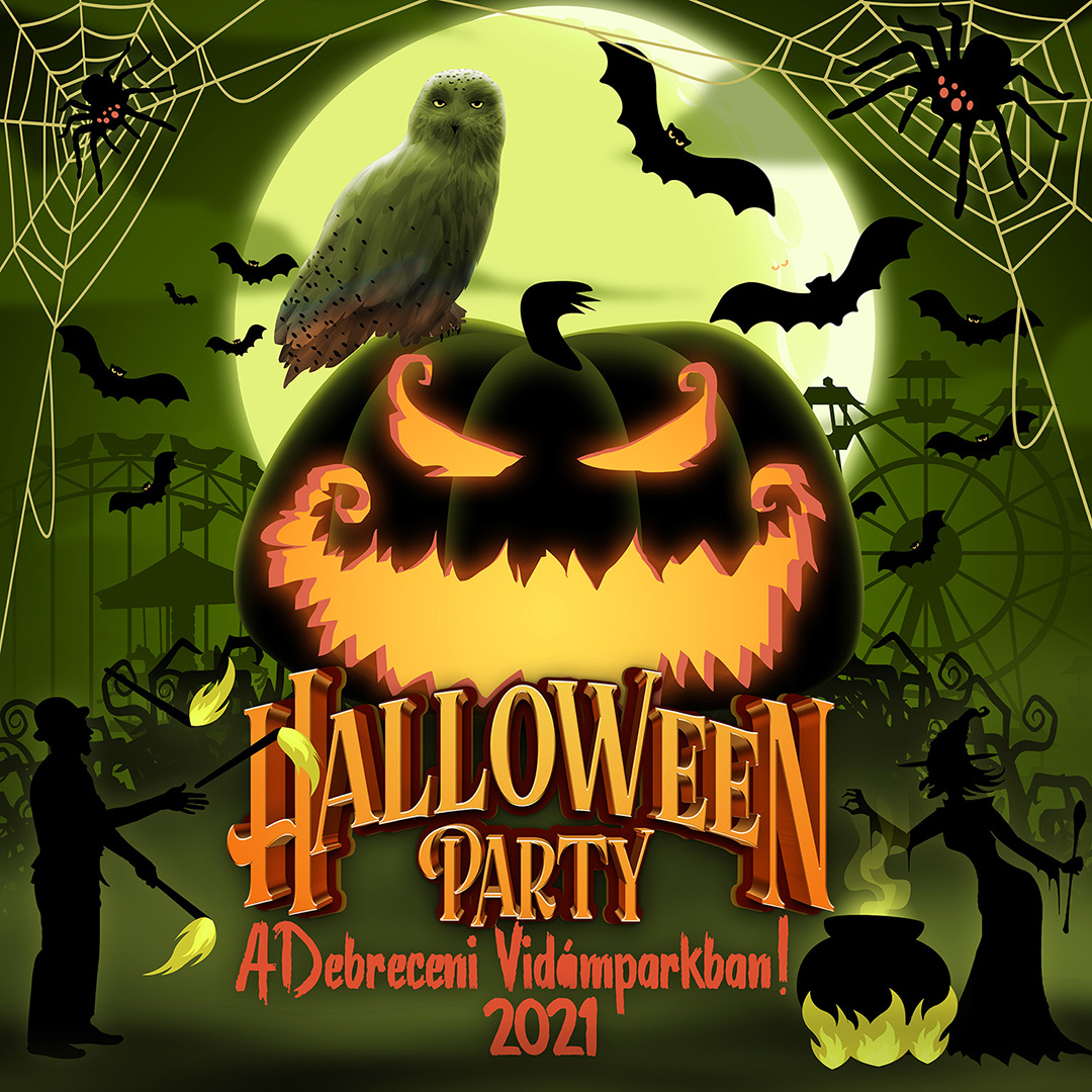 Szezonzáró Halloween Party a Debreceni Vidámparkban