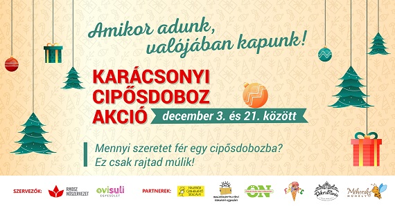 Mennyi szeretet fér egy cipősdobozba? Ez csak rajtad múlik!