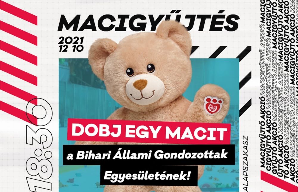 A Ferencváros elleni jégkorongmérkőzésen macidobáló akciót szervez a DEAC