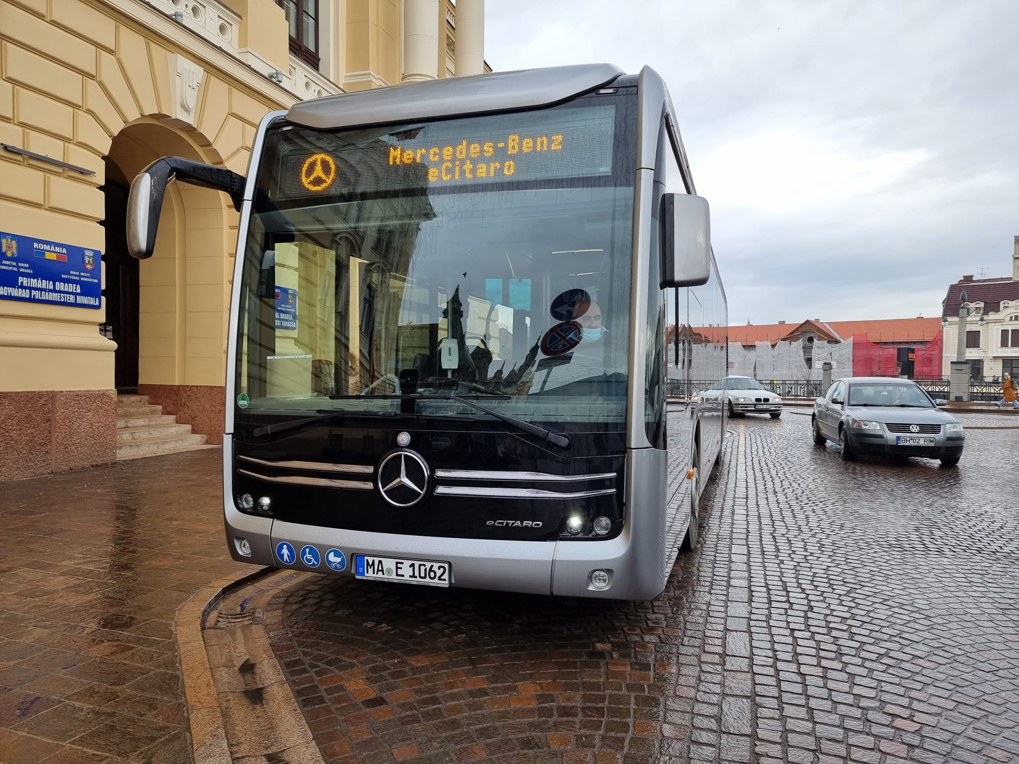 Elektromos meghajtású, Mercedes-Benz eCitaro buszt tesztelnek Nagyváradon