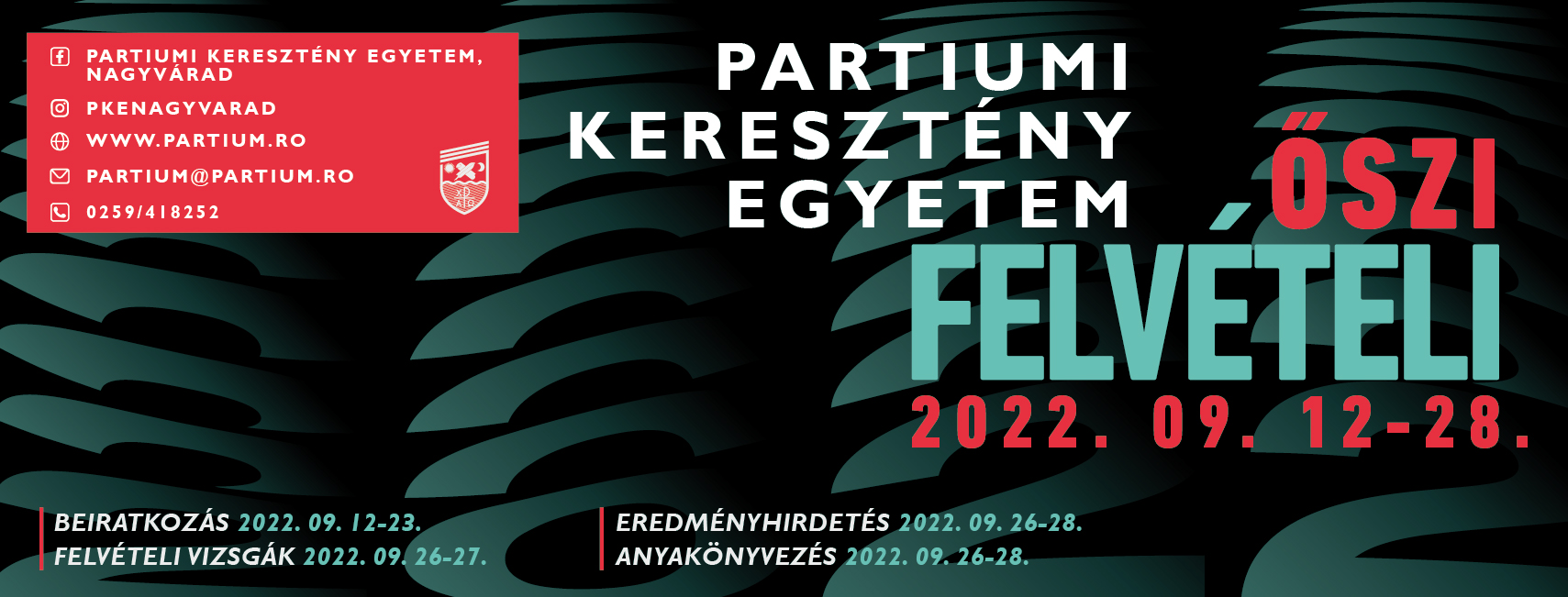 Elkezdődött az őszi felvételi a Partiumi Keresztény Egyetemen