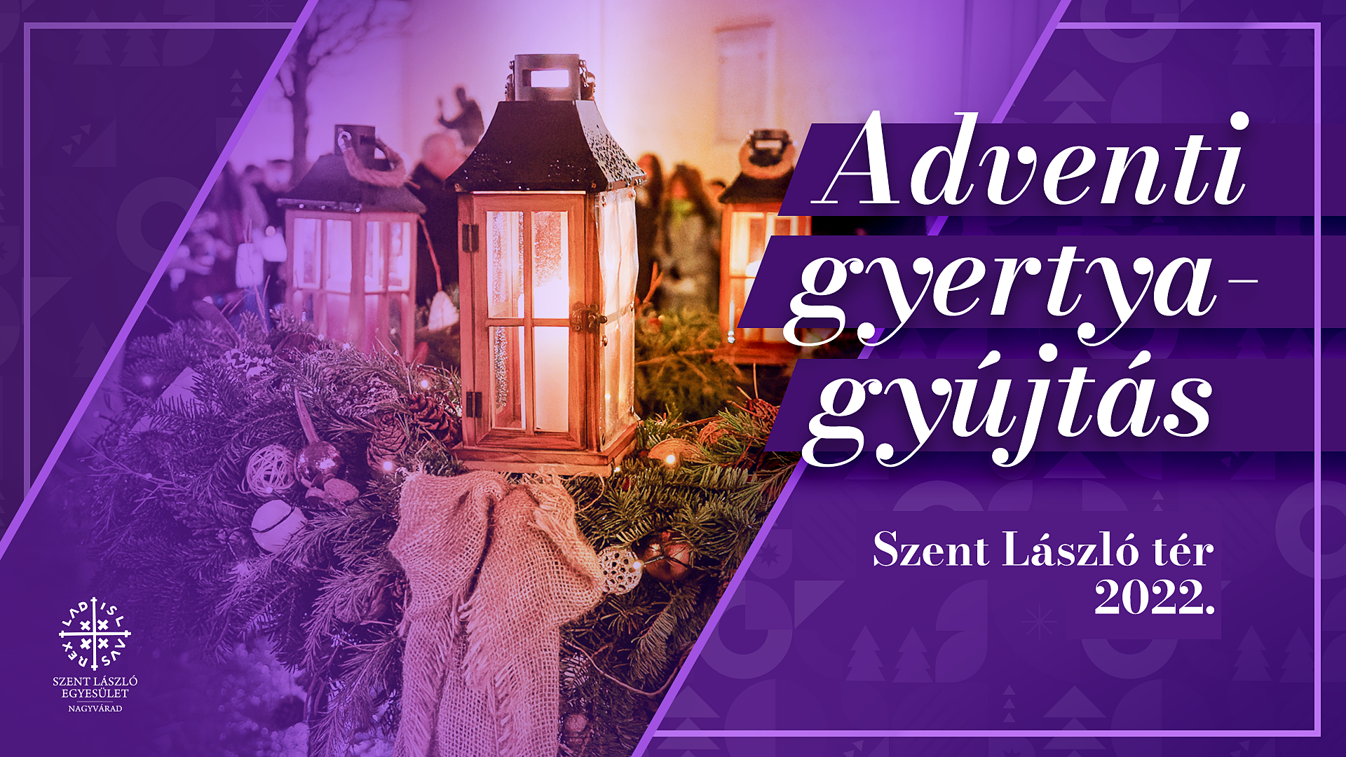 Adventi gyertyagyújtás a Szent László téren