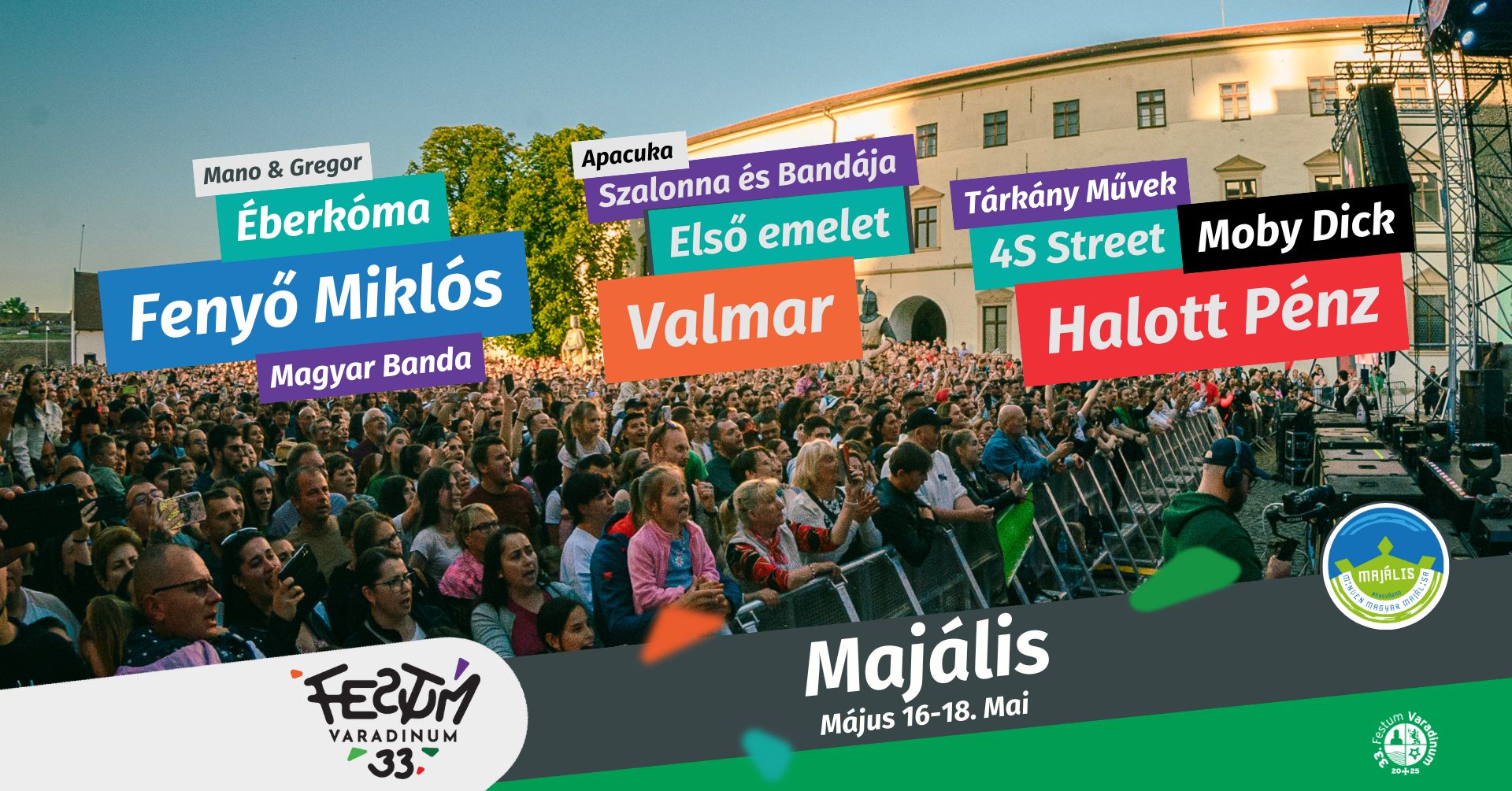 A Festum Varadinum 2025 idén is felejthetetlen zenei élményekkel várja az érdeklődőket